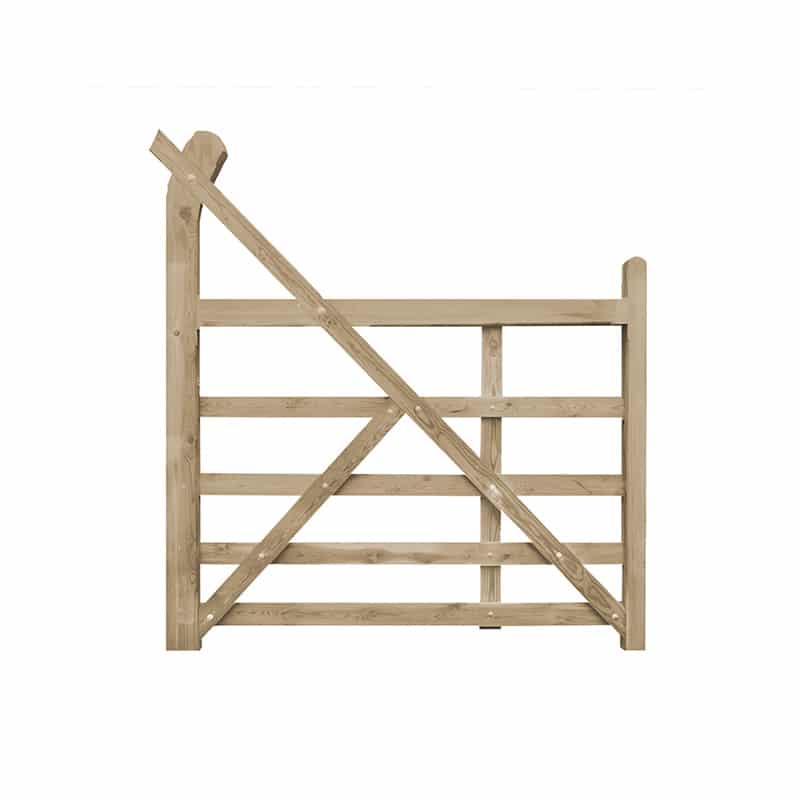 Grafton single braced wooden gate